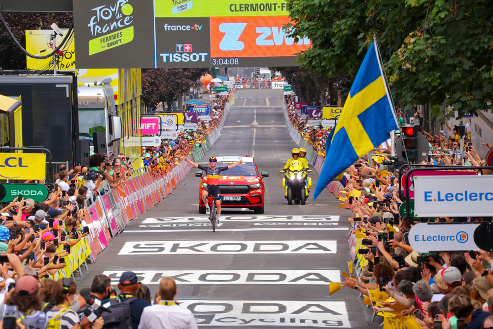 Tour de France Femmes stage finish