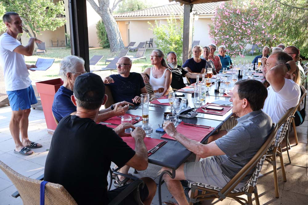 Group dinner at the TDF