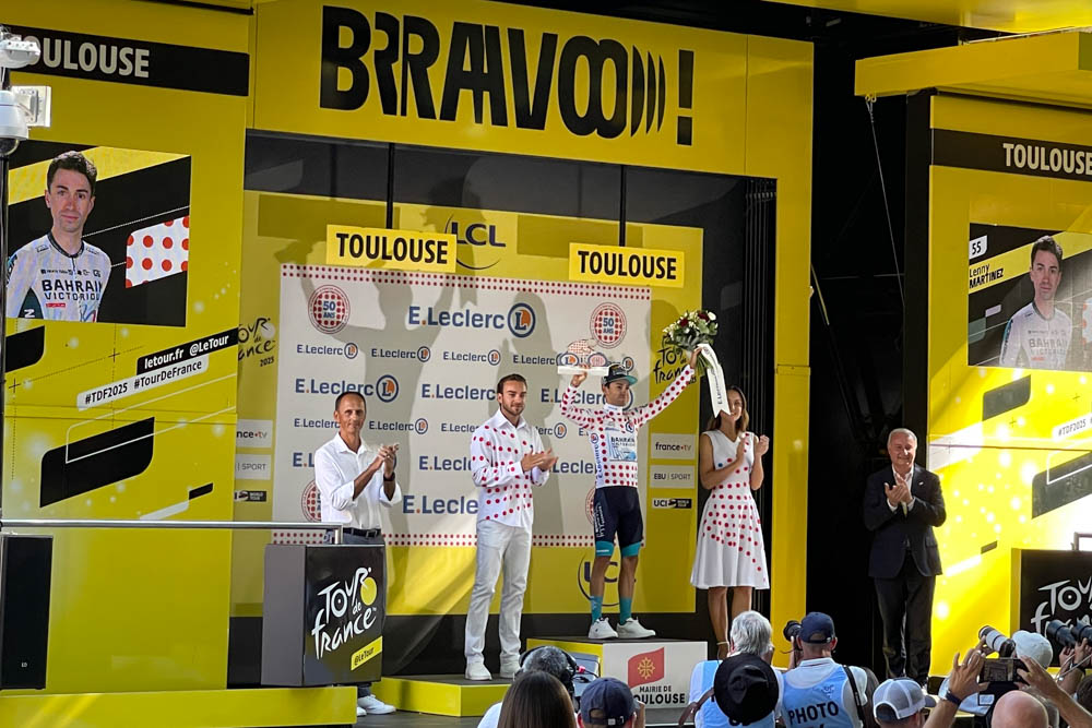KOM jersey presentation Tour de France