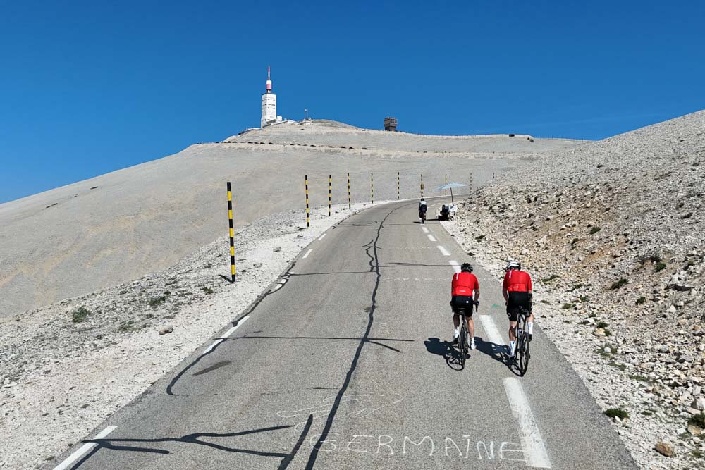 Staff on Mont Ventoux