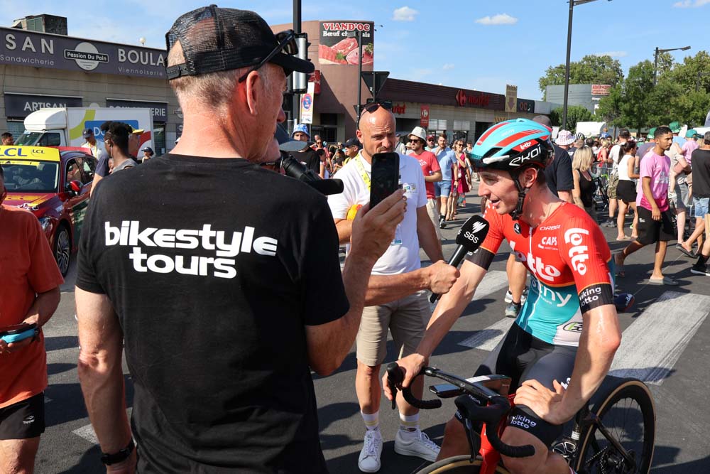 Post TDF stage interview
