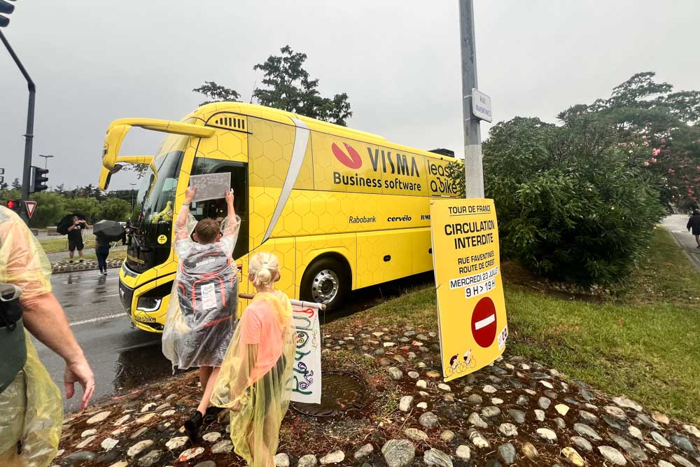 Team Visma at the Tour de France