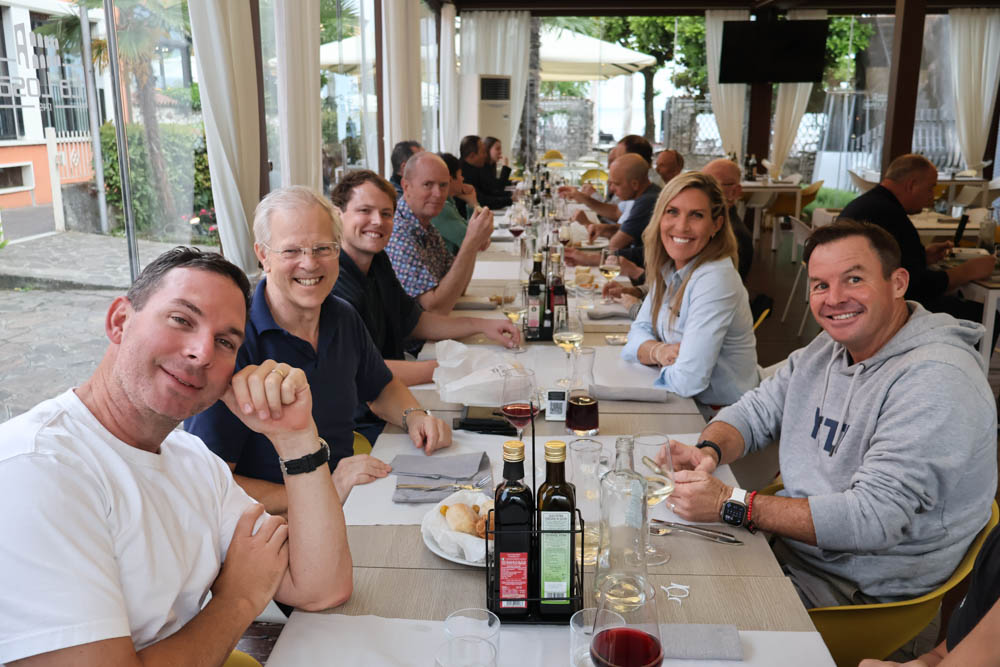 Welcome dinner with guests